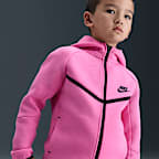 Conjunto de 2 piezas de sudadera de cierre completo Tech Fleece para niños talla pequeña Nike Sportswear