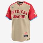 Jersey Nike Dri-FIT ADV de la MLB Limited para hombre José Altuve American League 2024 All-Star Game - Mineral desierto
