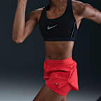 Shorts de correr Dri-FIT de tiro medio 2 en 1 para mujer Nike Swift