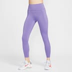 ナイキ ユニバーサ ウィメンズ ハイウエスト アンクル (9分丈) レギンス フロントシームなし