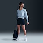 ナイキ スポーツウェア フェニックス フリース ウィメンズ オーバーサイズド Vネック クロップド トップ