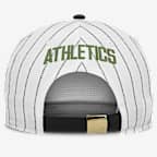 Gorra Nike de la MLB ajustable para hombre Oakland Athletics Pro