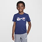 Nike Little Kids' Boxy Snowball T-Shirt - Midnight Navy