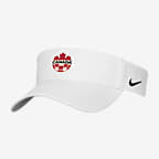 Canada Nike Soccer Visor - White