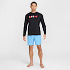 Playera de manga larga para hombre Nike Swim Hydroguard