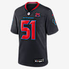 Will Anderson Jr. Houston Texans 25th Season Men's Nike NFL Game Jersey - Navy