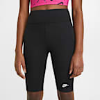 Nike Sportswear Older Kids' (Girls') High-Rise 23cm (approx.) Bike Shorts