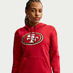 Sudadera con gorro sin cierre Nike de la NFL para mujer San Francisco 49ers Club