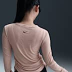 Nike Sportswear Women's Ribbed Long-Sleeve Cropped Top