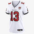Jersey Nike de la NFL Game para mujer Mike Evans Tampa Bay Buccaneers 50th Anniversary - Blanco