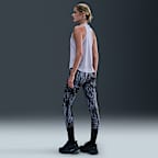 Leggings de correr estampados de 7/8 y cintura alta para mujer Nike Swift