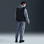 Veste sans manches de foot d'épaisseur moyenne Nike Therma-FIT FC Barcelona Windrunner pour homme