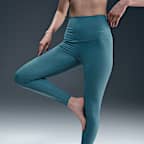 Leggings de tiro alto de 7/8 para mujer Nike Zenvy Rib