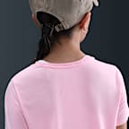 Nike One Fitted Big Kids' (Girls') Dri-FIT Short-Sleeve Top