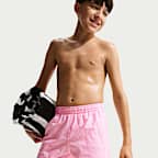 Nike Swim Breaker Big Kids' (Boys') Ripple Texture 7" Brief-Lined Volley Short