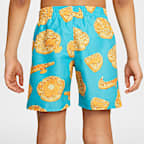 Shorts de vóleibol con forro interior de 13 cm para niños talla pequeña Nike Swim Breaker