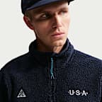 Nike ACG USA Men's Therma-FIT ADV Windproof Full-Zip Fleece Jacket