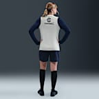 Strike Inter de Milán Camiseta de fútbol con cuello redondo de tejido Knit Nike Dri-FIT - Mujer