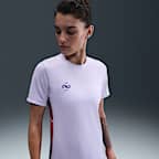 Haut de foot à manches courtes Dri-FIT Nike United Academy pour femme