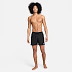 Shorts de playa o alberca de 13 cm para hombre Nike Swim Logo Tape Lap
