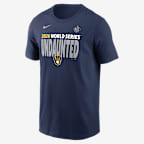 Milwaukee Brewers 2026 World Series Participant Men's Nike MLB T-Shirt - Navy