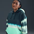 Sudadera con gorro sin cierre oversized estampada para mujer Nike Sportswear Phoenix Fleece x NorBlack NorWhite