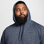 Nike Primary Fleece Sudadera con gorro sin cierre de alto rendimiento Dri-FIT con protección UV para hombre