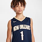 Maillot Nike NBA Swingman New Orleans Pelicans 2023/24 Icon Edition pour ado