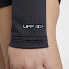 Playera Hydroguard de manga larga para niña talla grande Nike Swim