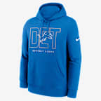 Detroit Lions Busted Play Club Men's Nike NFL Pullover Hoodie - Blue