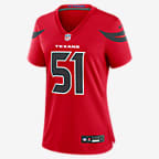 Jersey de fútbol americano Nike de la NFL Game para mujer Will Anderson Jr. Houston Texans - Rojo