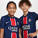 Fotbollströja Paris Saint-Germain 2024/25 Stadium (hemmaställ) Nike Dri-FIT Replica för ungdom