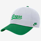 Oregon Nike College Campus Cap - White