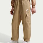 Nike Sportswear Club Older Kids' Woven Cargo Trousers