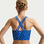 Conjunto de midkini con tirantes cruzados para niña talla grande Nike Swim