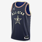 Jersey Jordan Dri-FIT de la NBA Swingman 2024 All-Star Weekend - Azul marino universitario