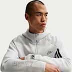 Chamarra Windrunner de tejido Fleece y cierre completo para hombre Nike Tech