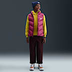 Chaleco acolchado Therma-FIT de ajuste holgado para niños talla grande Nike Sportswear All Day Play