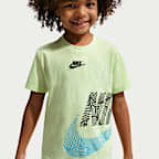 Playera oversized para niños talla pequeña Nike In The Zone