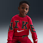 Nike Club Little Kids' Chenille Fleece Crew