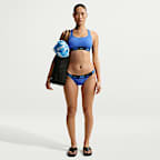 Parte inferior del bikini con bandas para mujer Nike Swim