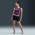Nike Gymnastics Nike Smoky Swoosh Leotard - Pink