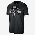 Playera de entrenamiento Nike de la NBA para hombre San Antonio Spurs