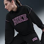 Sudadera de cuello alto de tejido Fleece para mujer Nike Sportswear Phoenix
