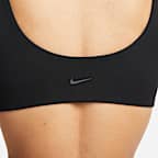 Bra deportivo con cuello en U con forro delgado de baja sujeción para mujer Nike Alate All U