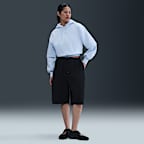 ナイキ スポーツウェア フェニックス フリース ウィメンズ ルーズ ショートスリーブ クロップド フレンチテリー トップ