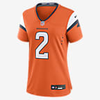 Patrick Surtain II Denver Broncos Women's Nike NFL Game Football Jersey - Orange