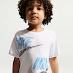 Conjunto de 2 piezas de jersey holgado para niños talla pequeña Nike Sportswear In The Zone
