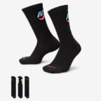 Nike Everyday Plus Cushioned Calcetines largos (3 pares) - Multicolor