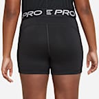 Nike Pro Girls' Dri-FIT Shorts (Extended Size)